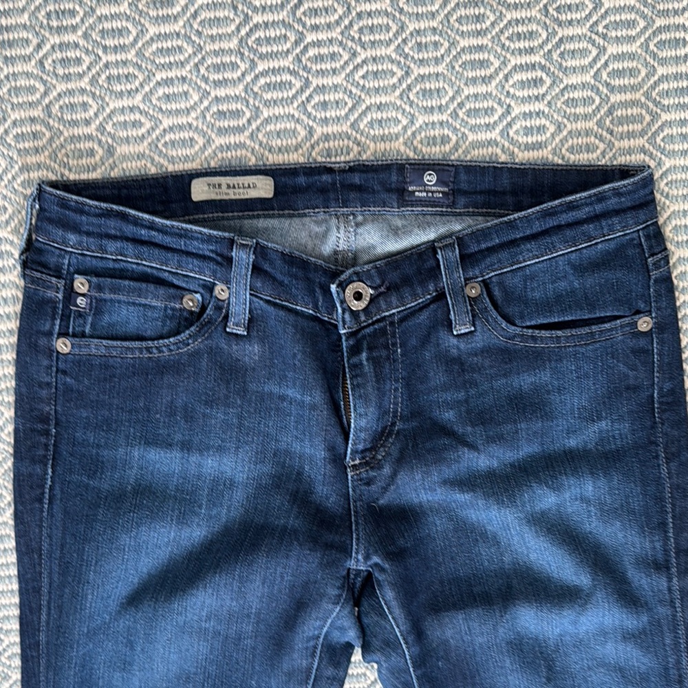 AG JEANS Adriano Goldschmied Blue Women's Jeans - Picture 2 of 7
